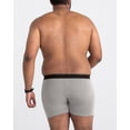 thumbnail image 3 of SAXX Underwear Co. Men's Daytripper Comfort Stretch Boxer Brief Fly 3-Pack, Black/Grey/Navy, 3X-Large, 3 of 7
