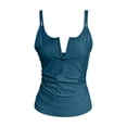 thumbnail image 3 of Afdoent Tankini Tops For Women Tankini Bathing Suit Top Ruched Swimsuit Tank Top 2026 Swimsuit Top 2026, 3 of 4