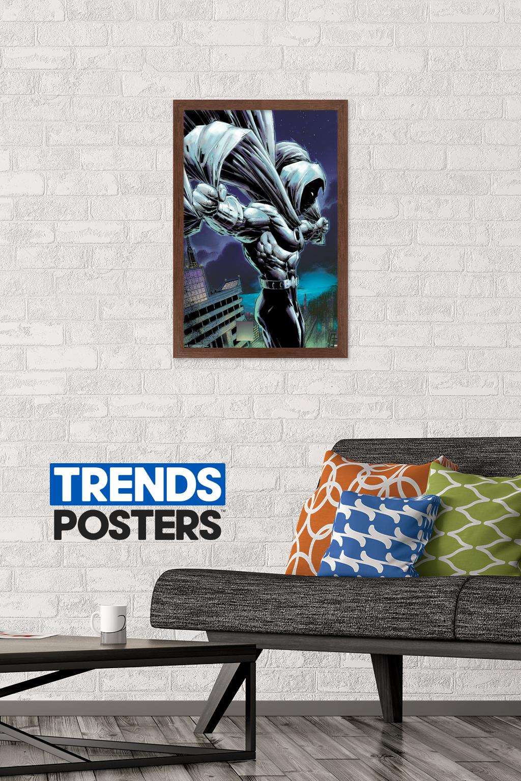Marvel Comics - Moon Knight - Cover #10 Wall Poster, 14.725" x 22.375", Framed