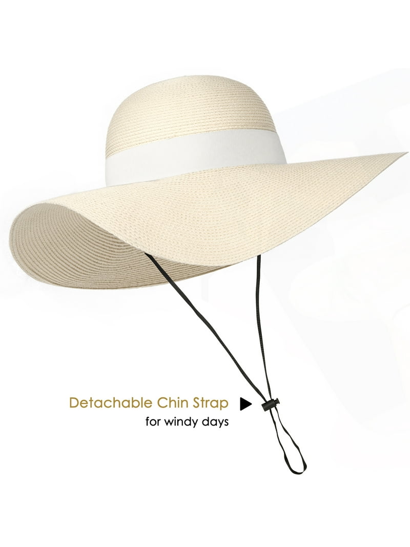 FURTALK Fashion Beach Hats for Women Wide Brim UPF 50 Sun 