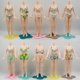thumbnail image 3 of Conjunto de Bikini Baoblaze traje de Baño 1/6 Blythe BJD muñecas Amarillo, 3 of 8