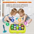 thumbnail image 3 of Juego Pounding Toy Hammer Mole para niños pequeños con 2 Hammers 3+, 3 of 7