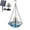 Blue, variant on Hanging Bird Feeder Outdoor Garden Solar Powered Fountain Birdbath, Three Tier Cascade Water Pump Basin Station for Attracting Wild Hummingbirds, Backyard Decoration Apparel