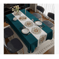 thumbnail image 1 of Manteles Rectangulares Para Mesa Pvc Impermeable color verde, 1 of 4