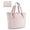 Pink-16.5''l X 6''wx 14''h, variant on Tote Bag for Women, Foldable Tote Bag With Zipper Travel Large Shoulder Bag Handbag for Work-16.5''l X 6''wx 14''h