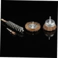 thumbnail image 3 of FELTECHELECTR Lot de 4 Kit de Polissage d'Outils Rotatifs Brosse à Roue Métallique Élimination de la Rouille Cylindrique en Forme de Bol 1 Po, 3 of 8