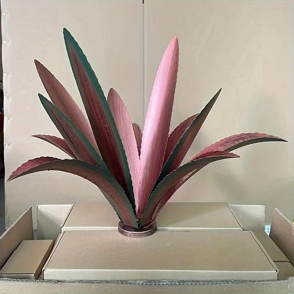 Tequila Rustic Sculpture,DIY Metal Agave Plant,Garden Yard Art Decoration Sculpture Home Decor, Indoor and Outdoor B