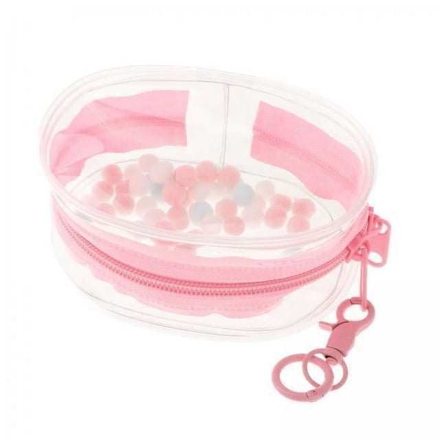 2xBolsa Transparente Para Exhibición De Figuras De PVC Bolsa Transparente Para Exhibición De Muñecas De PVC Para Figuras De 10 Cm Muñeca Rosa