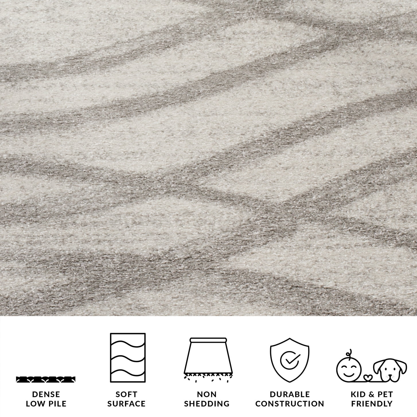 Safavieh Adirondack Isidor Geometric Swirls Area Rug, Cream/Gray, 10' x 10' Square