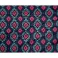 thumbnail image 4 of oneOone Polyester Lycra Fabric Diamond & Swirl Ikat Decor Fabric Printed BTY 56 Inch Wide, 4 of 4