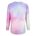 thumbnail image 6 of Womens Long Sleeve Shirts Comfy Printed Basic Crew Neck Long Sleeve Tees Blouse Tops, 6 of 6
