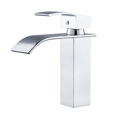 

Square Wide Mouth Faucet Copper Alloy Faucet for Bathroom Basin Accessories Durable Wide Mouth Copper Alloy Bathroom Basin Bathroom Wide Mouth Faucet
