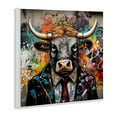 thumbnail image 4 of Stupell Industries Urban Graffiti Bull Animals & Insects Painting Unframed Art Print Wall Art, 12 x 12, 4 of 8