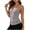 #464-Gray, variant on Women's Ribbed Knit Camisole Crew Neck Halter Strap Sleeveless Form Fitted Stretch Daily Inner Wear Casual Top