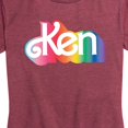 thumbnail image 3 of Barbie Pride - Ken Logo - Women's Short Sleeve Graphic T-Shirt, 3 of 5