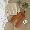 thumbnail image 3 of HCNTES Baby Boy Winter Clothes Toddler Baby Boy Sweatshirt Outfit AUNTIE'S LITTLE BESTIE Long Sleeve Shirt Jogger Pants Fall Outfits Winter Baby Boy Clothes Sets, 3 of 6