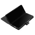 thumbnail image 5 of MonsDirect for 7.6 inch Samsung Galaxy Z Fold 3 2022 2021 Case, Slim Suede Leather Stand Folio Cover with Auto Sleep/Wake Card Slots & Hand Strap Anti-Fall Protective Case for Galaxy Z Fold 3, Black, 5 of 5