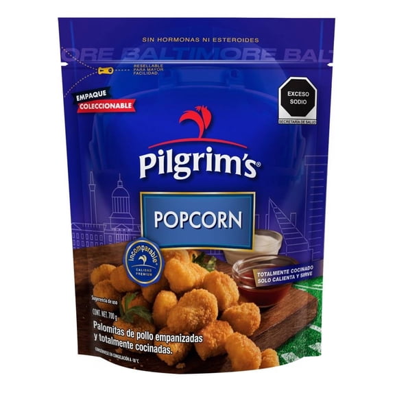 Popcorn Pilgrim's de pechuga de pollo 700 gramos