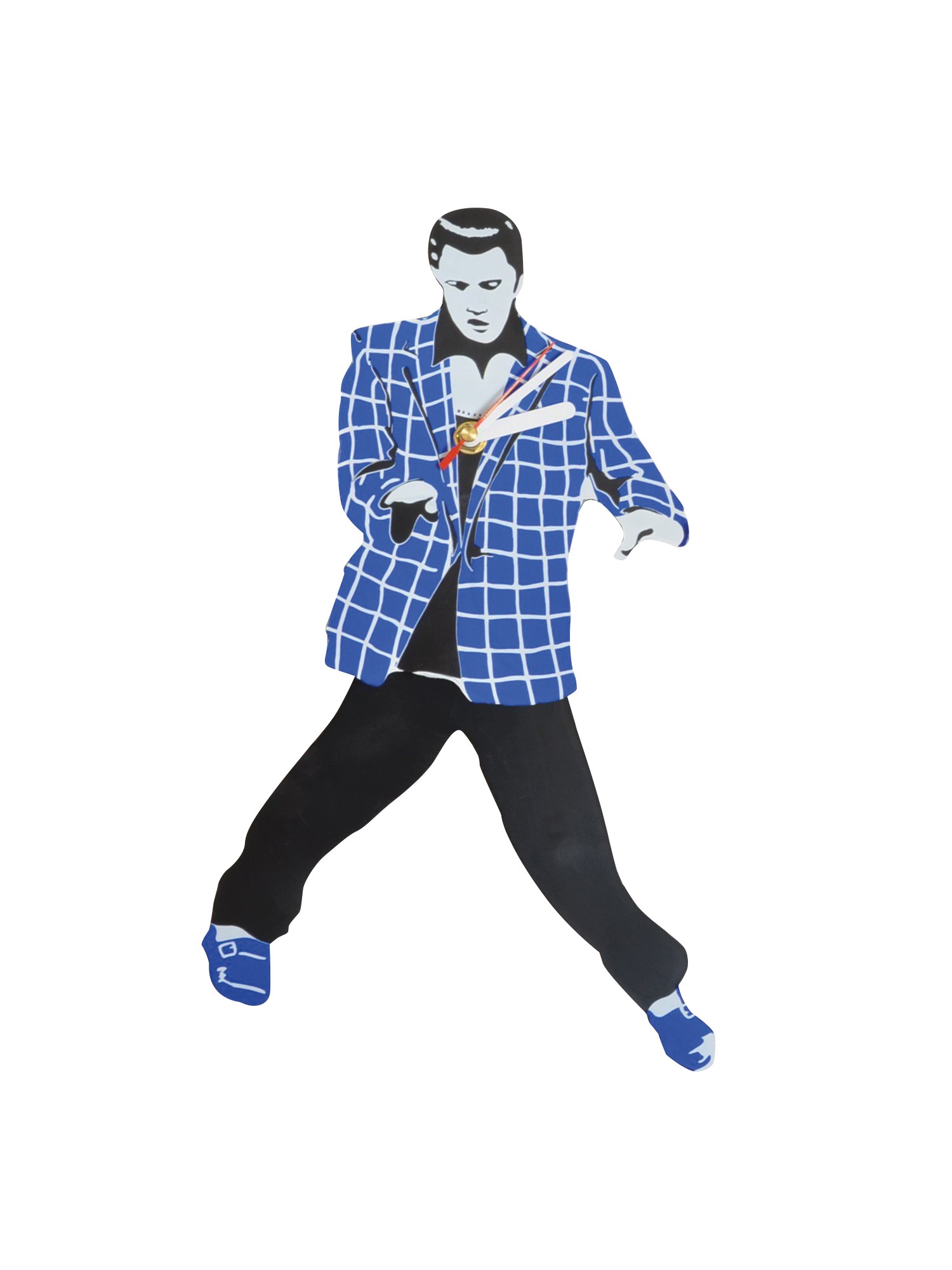 Signs 4 Fun Rock Star Pendulum Clocks Battery Operated Elvis Wall