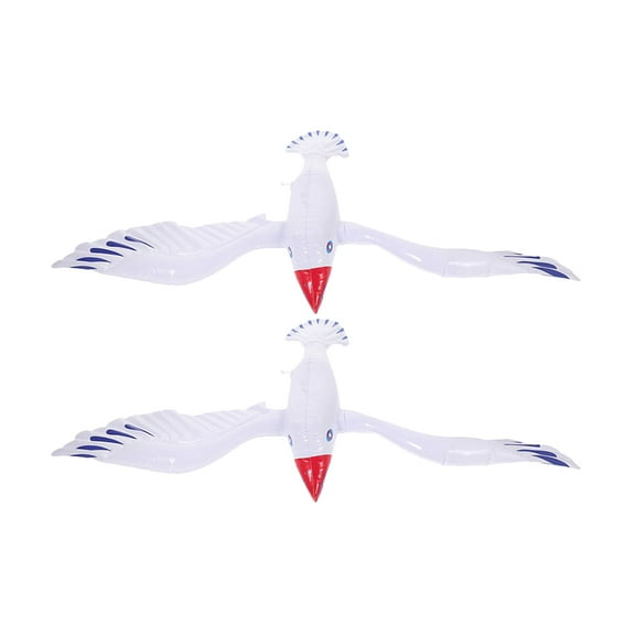 OGITUDE 2pcs Large Inflatable Seagull Inflatable Seagull Decorations Kids Toys Party Favors