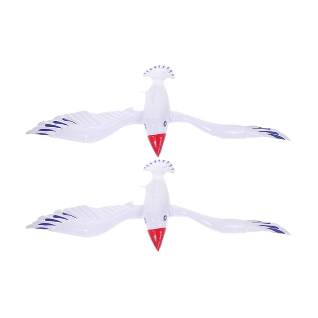 2pcs Large Inflatable Seagull Inflatable Seagull Decorations Kids Toys Party Favors