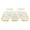 Gold, variant on ToppiJoy 5 Tiers Metal Wall-Mounted Nail Polish Storage Racks,Triangular Cosmetic Display Racks for Nail Salon Shop Home (White)
