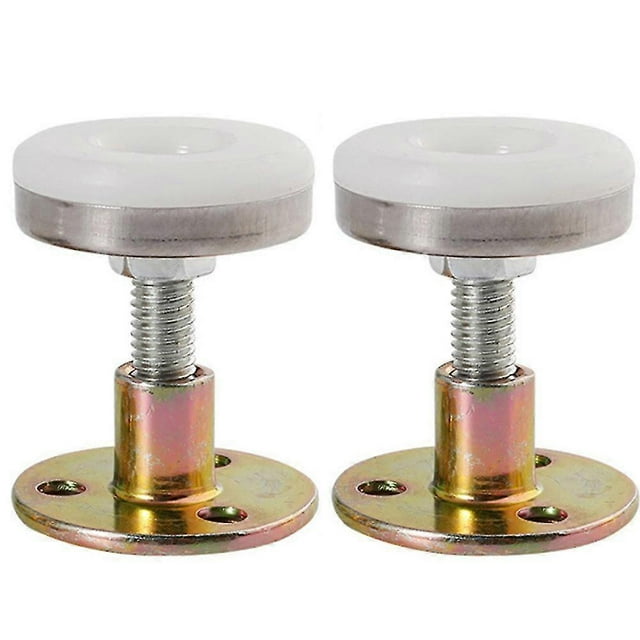 2pcs Adjustable Threaded Anti-shake Bed Frame Telescopic Room Wall Support Tool