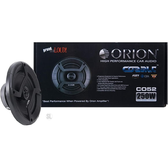 Orion Co52,2 5,25" 250W MAX 2 Voies Voiture Série Cobalt Haut-Parleur Audio Coaxial