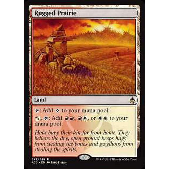 MtG Masters 25 Rare Rugged Prairie (Foil) #247