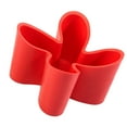 thumbnail image 1 of Storage Box Office Desktop Organizer Plastic Storage Case Sundries Remote Control Phone Plastic Office Desk Organizer Holder Case for Bedroom, Red, 1 of 7