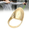 thumbnail image 1 of Archery Thumb Ring, Finger Protector Easy To Wear High Hardness Corrosion Resistant with Rope for Outdoor Hunting 18,20,22,24, 1 of 7