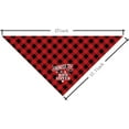 thumbnail image 4 of Promoted to Big Sister Dog Bandana, Dog Bandana, Red Buffalo Plaid Pet Scarf, Pet Dog Scarf Accessories, Pet Dog Gender Revealing Triangle Scarf, Dog Bandana for Small Medium Large Dogs (C26), 4 of 4