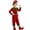 Wine, variant on Grblisyd Kids Christmas Set Santa Claus Helper Elf Costume Outfits Long Sleeve Dress Hat Stockings
