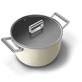 thumbnail image 2 of Smeg Cream 8-Quart 10-Inch Casserole Dish with Lid, 2 of 4