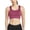 Anemone Heather, variant on Women's Medium Impact Seamless Racerback Sports Bra, 1 Pack, Sizes S - XXXL