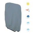 thumbnail image 5 of Dustproof Folding Chair Cover with Storage Bag Wind Resistant for Lawn Patio grey, 5 of 9