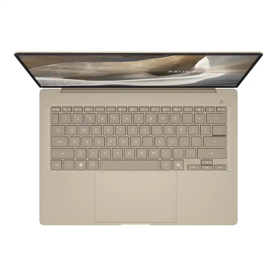 ASUS - Zenbook A14 14 OLED 2K Display - Snapdragon X2 Elite 2026 - 16GB Memory - 512GB Storage - Copilot+ PC - Zabriskie Beige