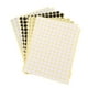 thumbnail image 5 of 8 hojas de etiquetas adhesivas en blanco con codificación de colores surtidos para bricolaje, 5 of 7