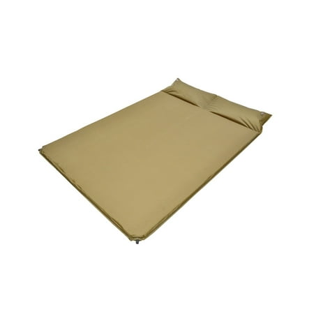 - Buy-Hive Inflatable Sleeping Pad Double Size Self Inflate Mattress Bed for Camping Hiking w/Pillows