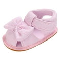 thumbnail image 1 of XDZJLR Infant Sneakers Fashionable New Pattern Cute Bow Decoration Hook Loop Breathable Sandals Sneaker, 1 of 7