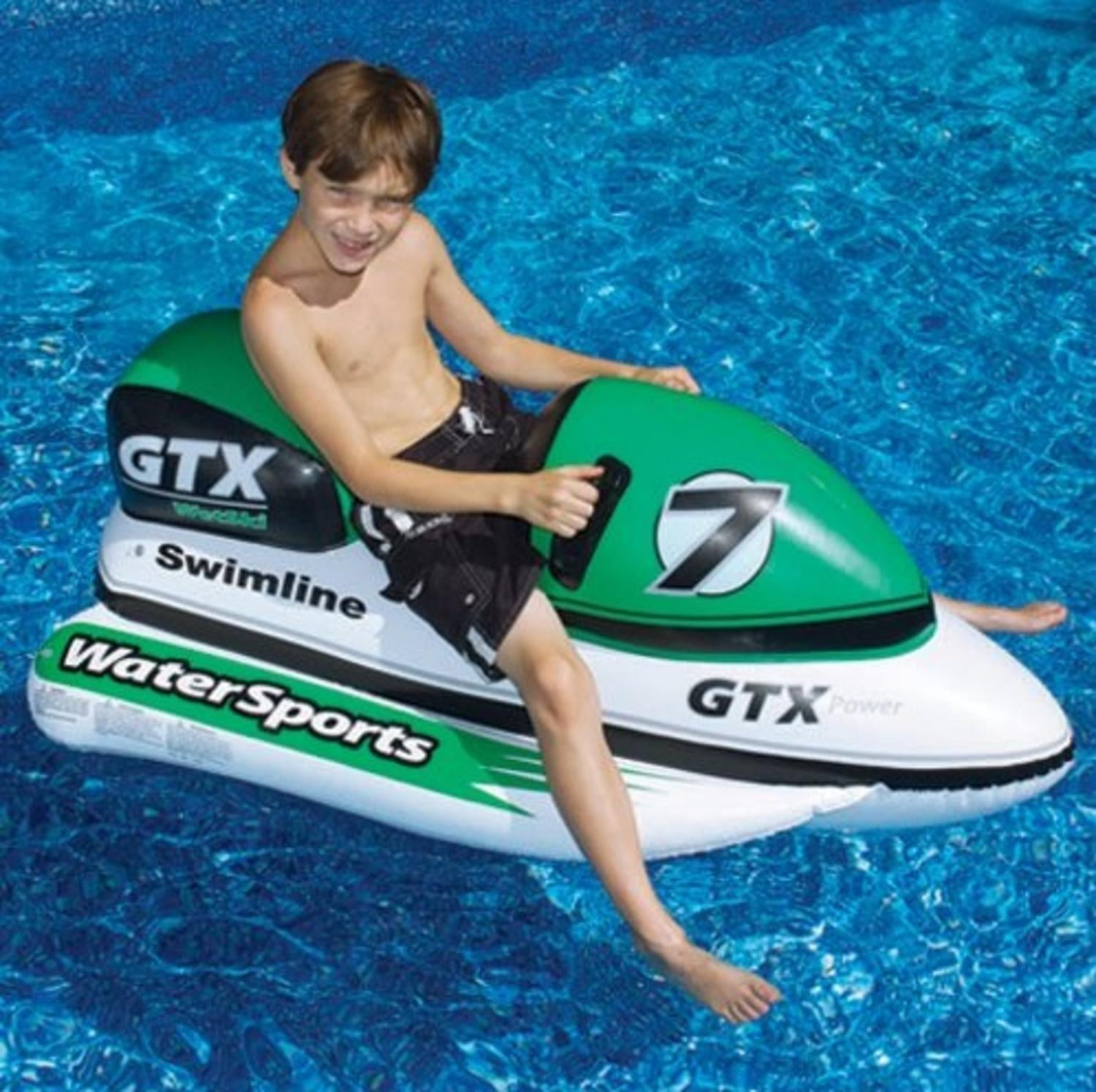 51" Water Sports GTX Wet Ski Inflatable Swimming Pool Ride On Float by Swim Central