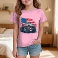 thumbnail image 2 of CAICJ98 250 Years American 1776 2026 250th USA Birthday 4th of July Boys Girls T-Shirts (Pink,7-8 Years), 2 of 5