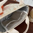 thumbnail image 3 of 220516 Almuerzo Acolchada Almuerzo Aislada Almacenamiento Momia Picnic Almuerzo Aislada Bolso (beige) Peonía Albaricoque, 3 of 9