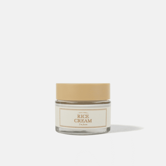 Innerest Rice Cream | Moisturizer with Rice Bran Essence with Ceramide, Calming, Redness Relief, K-Beauty