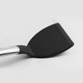 thumbnail image 3 of Cuisipro Silicone & Stainless Steel 12.5-Inch Turner, Black, 3 of 6