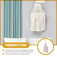 thumbnail image 2 of BRIGHTFUFU Boho Hanging Lamp Shade Decorative Lamp Shade White Polyester Light Diffusion 1Pcs, 2 of 8