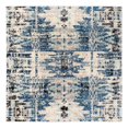 thumbnail image 3 of Unique Loom Tucson Collection Area Rug - Sonora (8' Square Blue/Ivory), 3 of 7