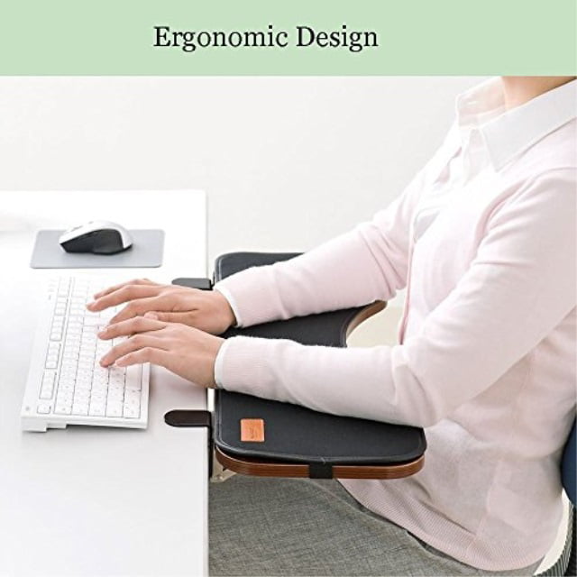 Fuzadel Ergonomics Desk Extender Under Keyboard Tray Clamp On Mouse Pad Adjustable Height Angle Ergonomic Standing Computer Stand Com - Diy Keyboard Stand Extension