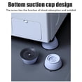 thumbnail image 4 of Justharion 4pcs Plastic Washing Machine With Silent Skid Raiser Mat Anti Vibration Feet Pads Wear-resistant small, 4 of 6