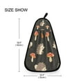 thumbnail image 6 of Hedgehog Mushroom Hanging Kitchen Towel Machine Washable Hand Towel Bathroom Absorbent Towel Quick Dry Dishcloth, 6 of 6